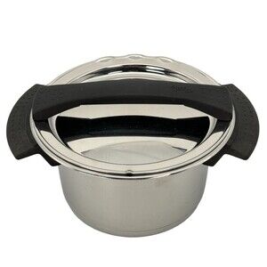 Fissler Stainless Steel Cookware Pot Easy Drain Lid Germany Premium Quality 6x4